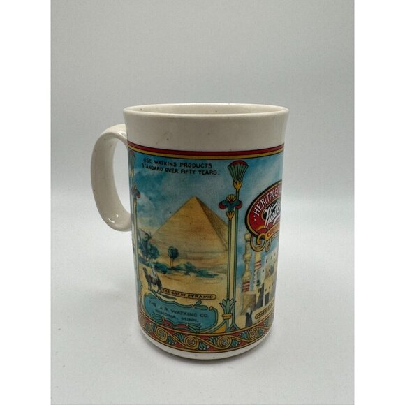 Vintage Watkins 1992 Egyptian Talc Coffee Collectible Mug 7906 6 of 8 - Picture 3 of 8